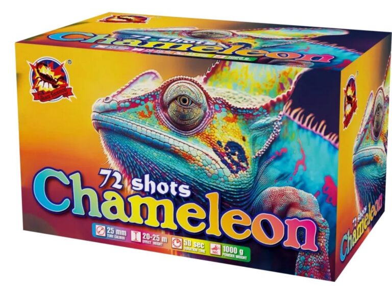 Ohňostroj Chameleon 72 rán 25 mm